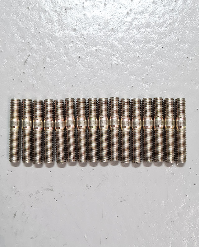 thumbnail interactive-video image 1 of M8 8mm 5/16 UNC/UNF Exhaust Manifold Studs - Audi, Fiat, Vauxhall, Renault, VW, MG - UK Made 1 of 3